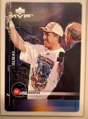 John Elway [Super Script] #58 Football Cards 1999 Upper Deck MVP Prices