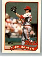 Rick Mahler #74T Baseball Cards 1989 Topps Traded Prices