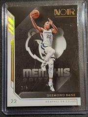 Desmond Bane [Holo Gold] #105 Basketball Cards 2022 Panini Noir Prices