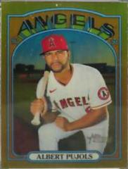 Albert Pujols [Chrome Gold Refractor] #687 Baseball Cards 2021 Topps Heritage Prices