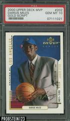 Darius Miles [Gold Script] #202 Basketball Cards 2000 Upper Deck MVP Prices