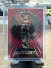 Giannis Antetokounmpo [Red] Basketball Cards 2021 Panini Obsidian Tunnel Vision Prices