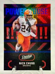 Nick Chubb [Blue] #PH-10 Football Cards 2023 Panini Prestige Power House Prices