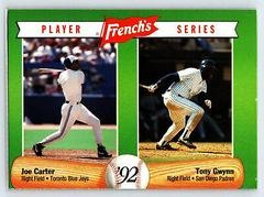 Joe Carter, Tony Gwynn Baseball Cards 1992 French's Prices