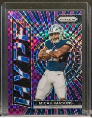Micah Parsons [Purple Power] #H-15 Football Cards 2023 Panini Prizm Hype Prices