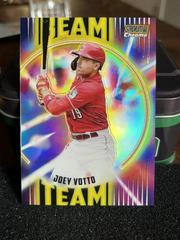 Joey Votto [Orange] Baseball Cards 2022 Stadium Club Chrome Beam Team Prices