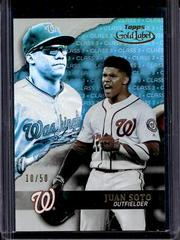 Juan Soto [Class 3 Blue] Baseball Cards 2020 Topps Gold Label Prices