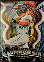 Jose Altuve [Shimmer Prizm] #IL-14 Baseball Cards 2022 Panini Prizm Illumination Prices