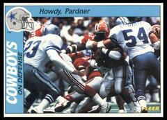 Howdy, Pardner Defense Football Cards 1988 Fleer Team Action Prices