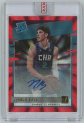 LaMelo Ball [Auto Red Laser] #202 Basketball Cards 2020 Donruss Prices