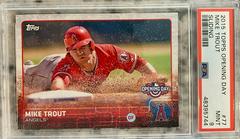 Mike Trout [Sliding] Baseball Cards 2015 Topps Opening Day Prices