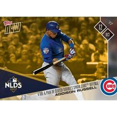 Addison Russell [Bonus Card] #PSB-4 Baseball Cards 2017 Topps Now Postseason Prices