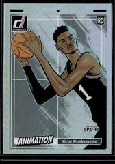 Victor Wembanyama #4 Basketball Cards 2023 Panini Donruss Animation Prices