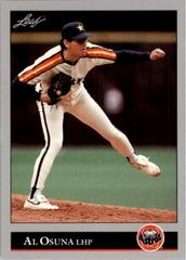 Al Osuna #209 Baseball Cards 1992 Leaf Prices