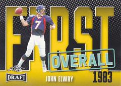 John Elway [Gold] #4 Football Cards 2023 Leaf Draft Prices