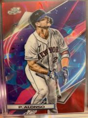 Pete Alonso [Red Flare] #155 Baseball Cards 2022 Topps Cosmic Chrome Prices