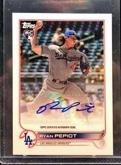 Ryan Pepiot #MA-RP Baseball Cards 2022 Topps Mini Autographs Prices