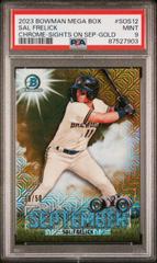 Sal Frelick [Mega Box Mojo Gold] #SOS-12 Baseball Cards 2023 Bowman Sights on September Prices
