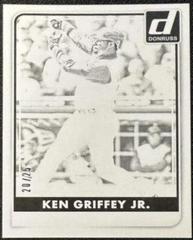 Ken Griffey Jr. [Of Cincinnati Test Proof Black] Baseball Cards 2016 Panini Donruss Prices