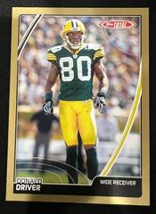 Donald Driver [Gold] Football Cards 2007 Topps Total Prices