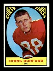 Chris Burford #72 Football Cards 1967 Topps Prices