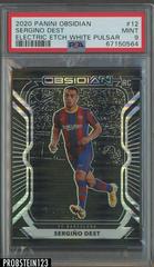 Sergino Dest [White Pulsar] Soccer Cards 2020 Panini Obsidian Prices
