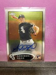 Addison Reed [Autograph] #166 Baseball Cards 2012 Topps Chrome Prices