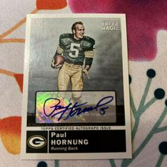 Paul Hornung [Autograph] #18 Football Cards 2010 Topps Magic Prices