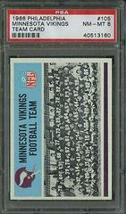 Minnesota Vikings [Team Card] #105 Football Cards 1966 Philadelphia Prices