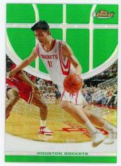 Yao Ming [Green Refractor] #21 Basketball Cards 2005 Finest Prices