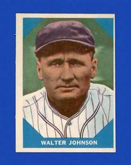 Walter Johnson Baseball Cards 1960 Fleer Prices