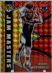 Russell Westbrook [Reactive Yellow] #4 Basketball Cards 2020 Panini Mosaic Jam Masters Prices