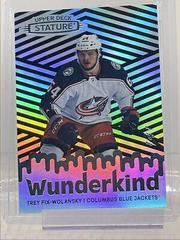 Trey Fix Wolansky [Black] Hockey Cards 2022 Upper Deck Stature Wunderkind Prices