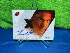 Travis Prentice [Signed Jersey Spectrum] #157 Football Cards 2000 Spx Prices