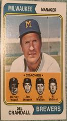 Brewers Mgr. , [Coaches] Baseball Cards 1974 Topps Prices