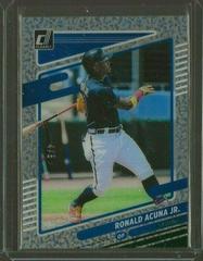 Ronald Acuna Jr. [Green] #2 Baseball Cards 2021 Panini Chronicles Clearly Donruss Prices