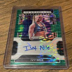 Ivy Nile [Green Pulsar Prizm] Wrestling Cards 2022 Panini Prizm WWE Sensational Signatures Prices