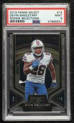 Devin Singletary Football Cards 2019 Panini Select Rookie Selections Prices