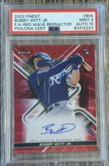 Bobby Witt Jr. [Red Wave] #FA-BW Baseball Cards 2022 Topps Finest Autographs Prices