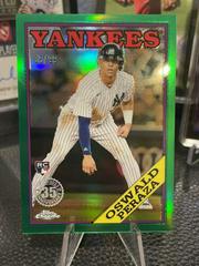 Oswald Peraza [Green] Baseball Cards 2023 Topps Chrome 1988 Prices
