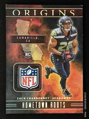 Zach Charbonnet [Black] #HR-ZC Football Cards 2023 Panini Origins Hometown Roots Prices