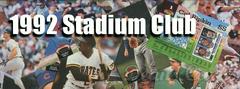 Complete Set Baseball Cards 1992 Stadium Club Prices