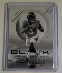 Russell Wilson #WN-5 Football Cards 2022 Panini Black White Night Prices