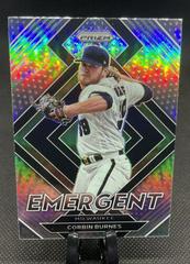 Corbin Burnes [Silver Prizm] #E-14 Baseball Cards 2022 Panini Prizm Emergent Prices