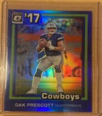 Dak Prescott [Blue] #26 Football Cards 2017 Panini Donruss Optic 1981 Tribute Prices