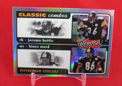 Hines Ward, Jerome Bettis [Silver] #CC-10 Football Cards 2022 Panini Classics Combos Prices