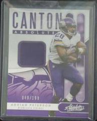 Adrian Peterson #CA-AP Football Cards 2019 Panini Absolute Canton Absolutes Prices