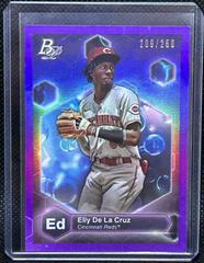 Elly De La Cruz [Purple] #PE-16 Baseball Cards 2022 Bowman Platinum Precious Elements Prices