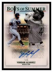 Yordan Alvarez [Green] #BOS-YA Baseball Cards 2022 Panini Chronicles Boys of Summer Autographs Prices
