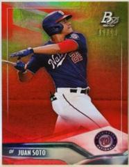 Juan Soto [Red] #73 Baseball Cards 2021 Bowman Platinum Prices